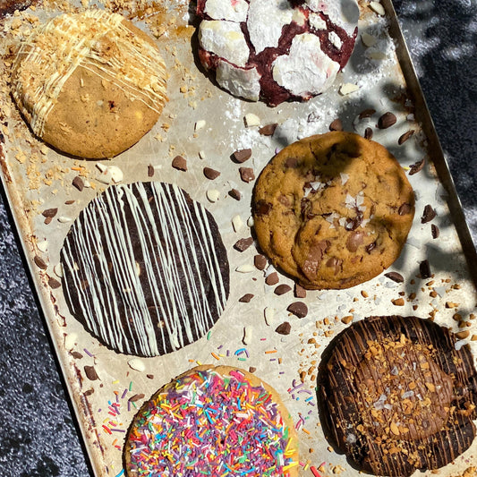 6 different flavoured cookies from the bikkie haus gift box sydney